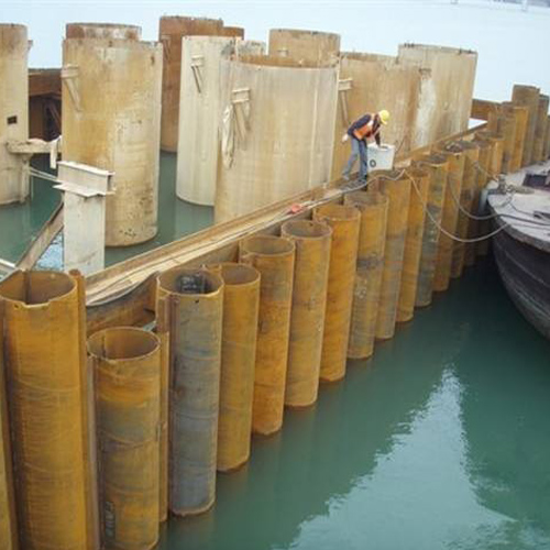 山南钢护筒现场安装